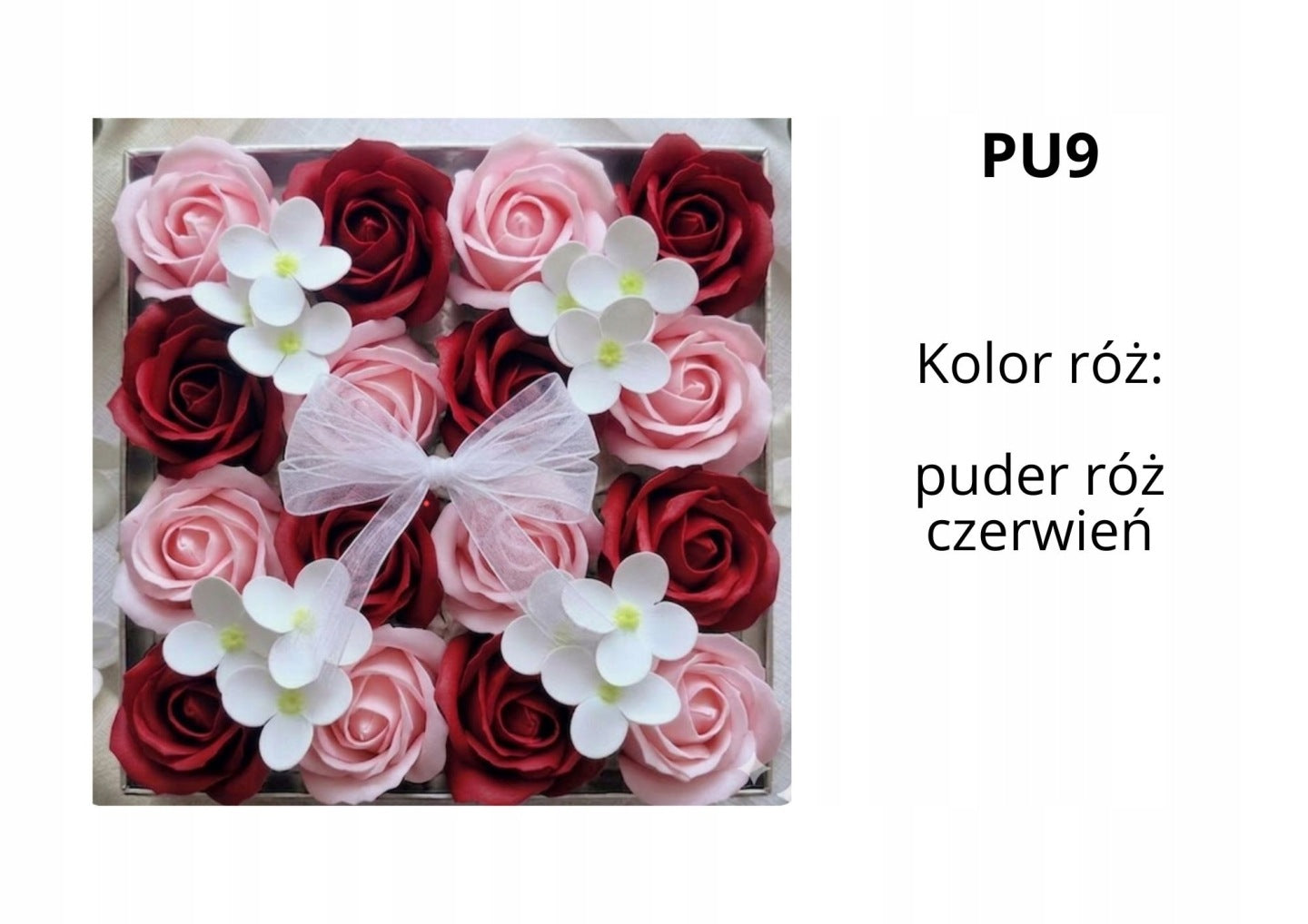 Mydlany Flower Box Prezent na Każdą Okazję