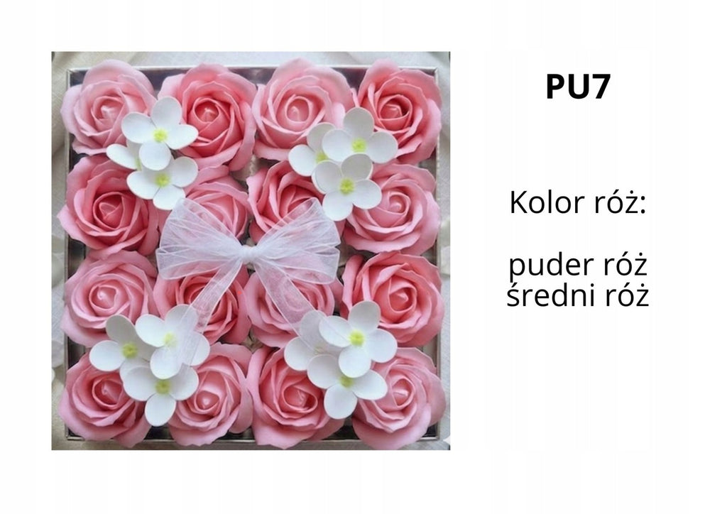 Mydlany Flower Box Prezent na Każdą Okazję