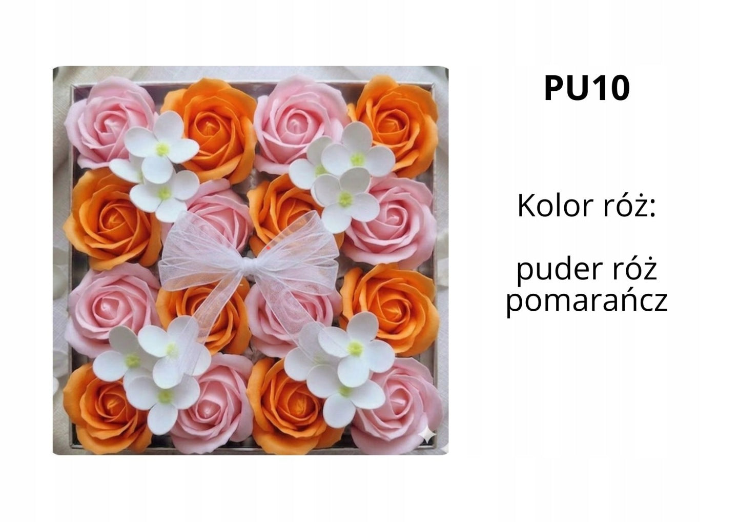 Mydlany Flower Box Prezent na Każdą Okazję