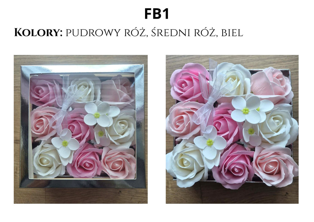 Flower Box w pudełku 9 róż