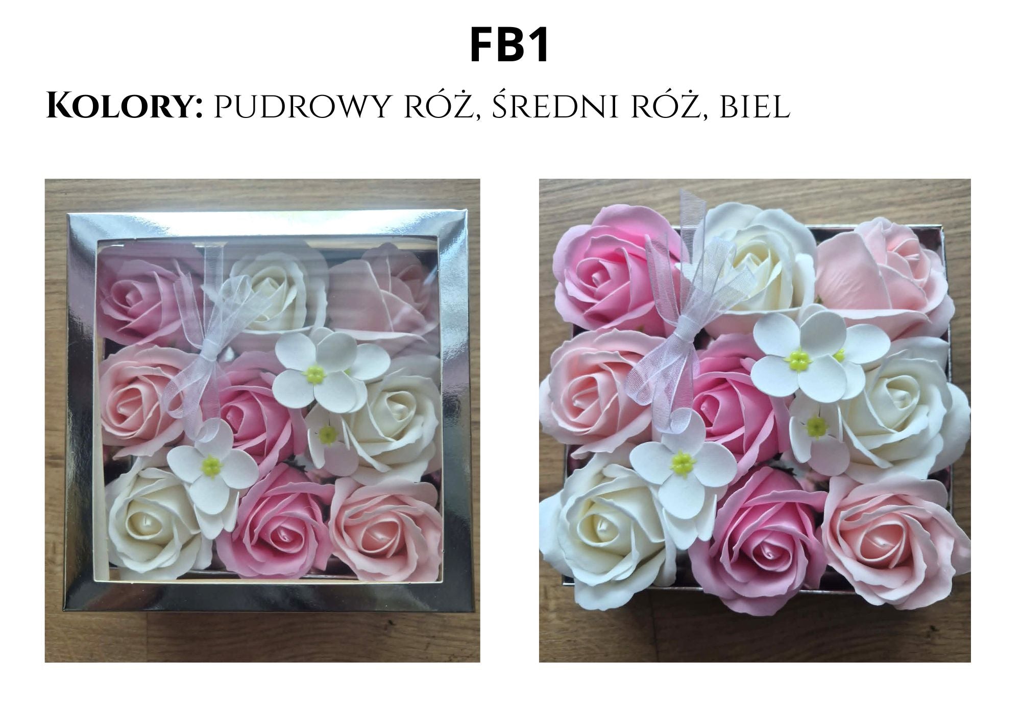 Flower Box w pudełku 9 róż