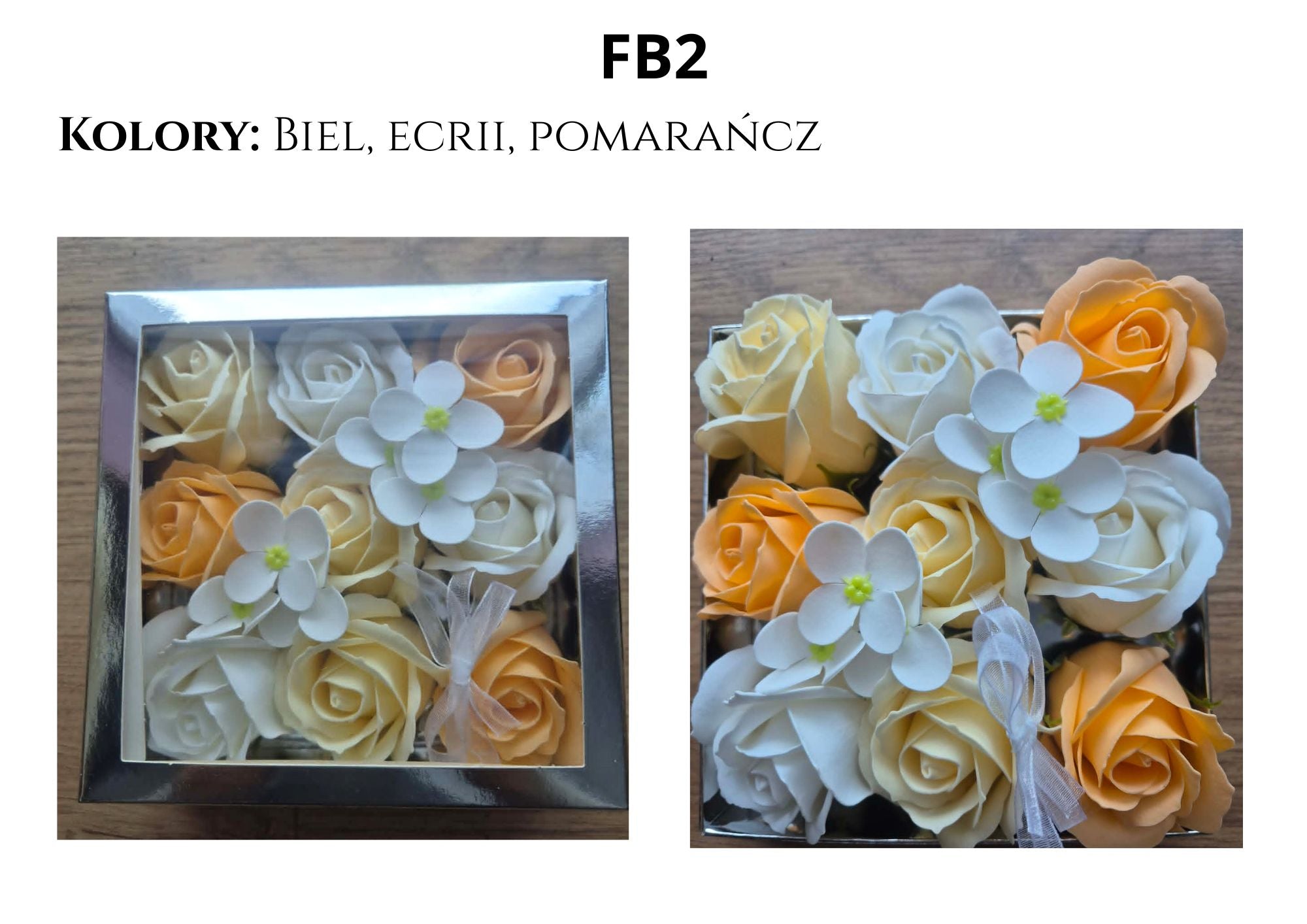 Flower Box w pudełku 9 róż