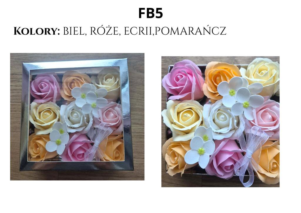 Flower Box w pudełku 9 róż