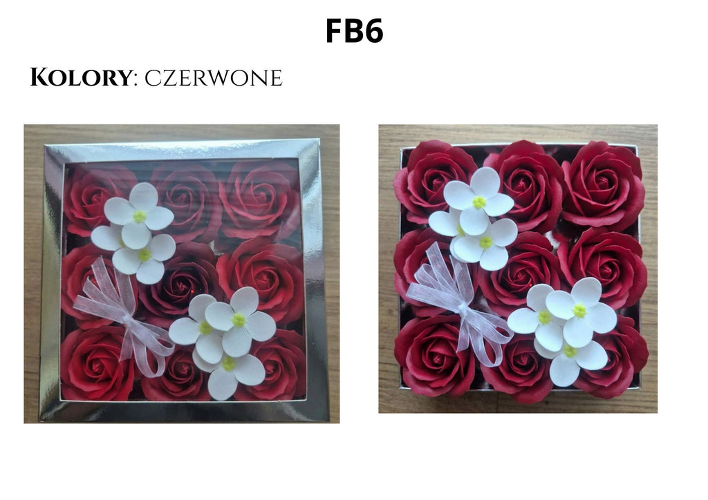 Flower Box w pudełku 9 róż