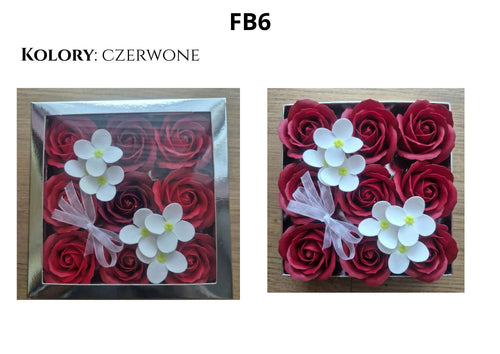 Flower Box w pudełku 9 róż