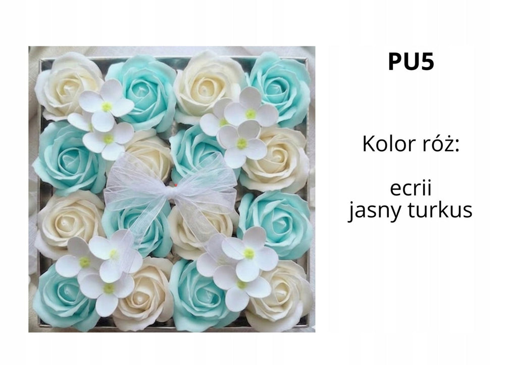 Mydlany Flower Box Prezent na Każdą Okazję