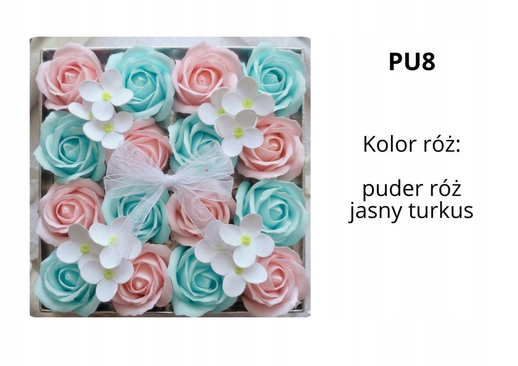 Mydlany Flower Box Prezent na Każdą Okazję
