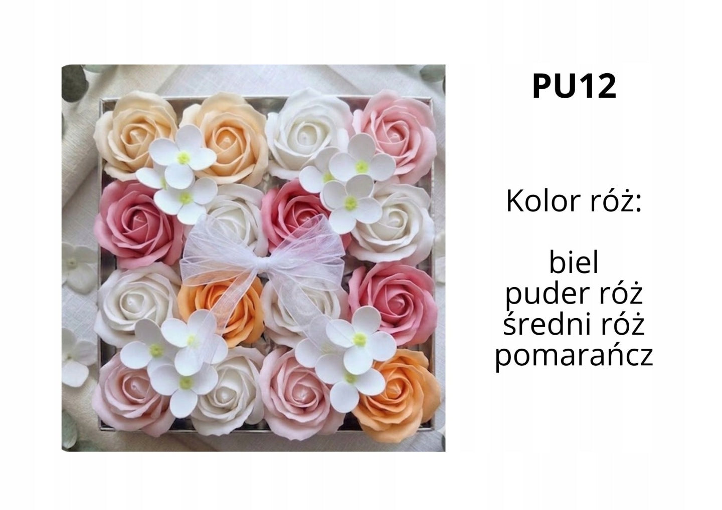 Mydlany Flower Box Prezent na Każdą Okazję